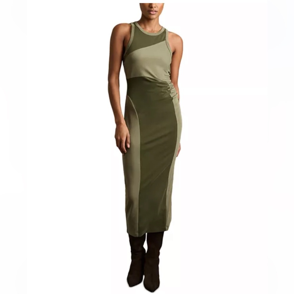 REISS Ava Blocked Jersey Dress NWT